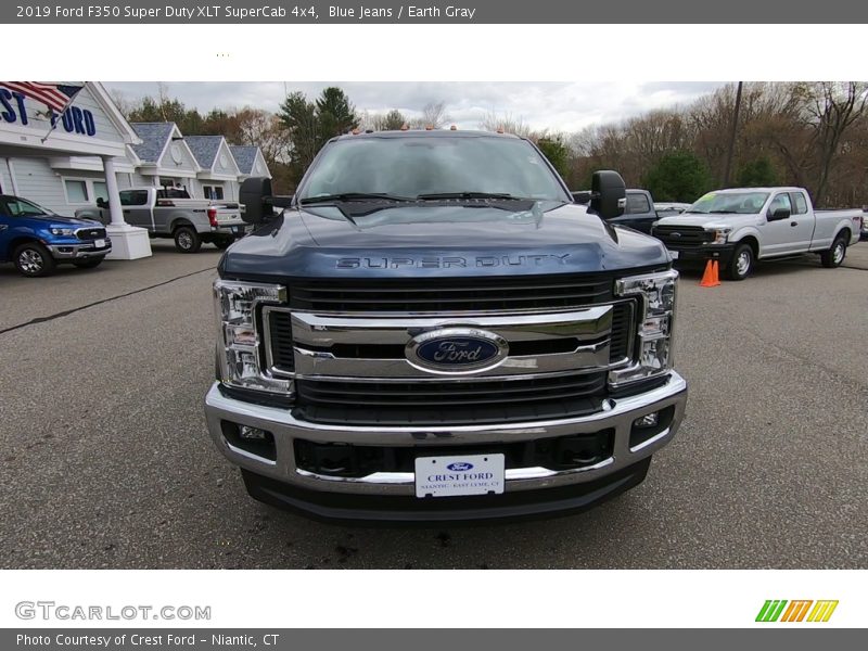 Blue Jeans / Earth Gray 2019 Ford F350 Super Duty XLT SuperCab 4x4
