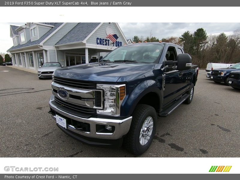Blue Jeans / Earth Gray 2019 Ford F350 Super Duty XLT SuperCab 4x4