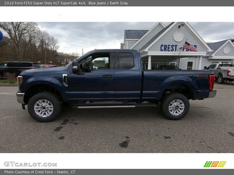 Blue Jeans / Earth Gray 2019 Ford F350 Super Duty XLT SuperCab 4x4