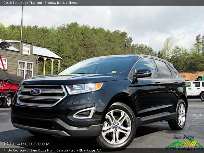 Shadow Black / Ebony 2018 Ford Edge Titanium