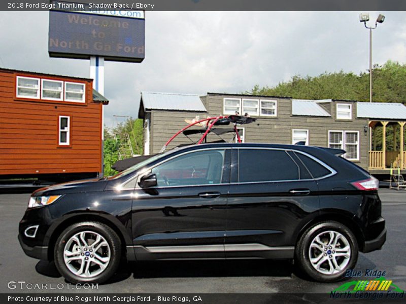 Shadow Black / Ebony 2018 Ford Edge Titanium