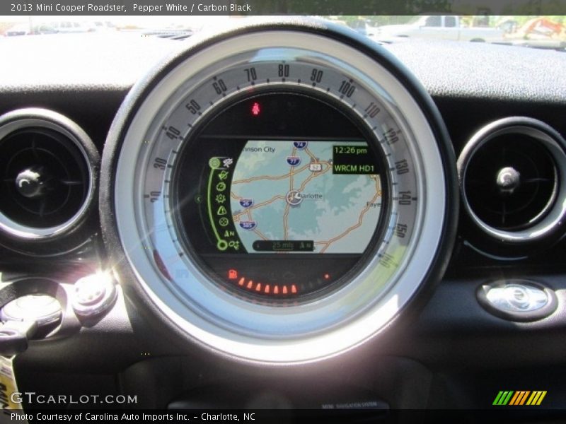 Pepper White / Carbon Black 2013 Mini Cooper Roadster