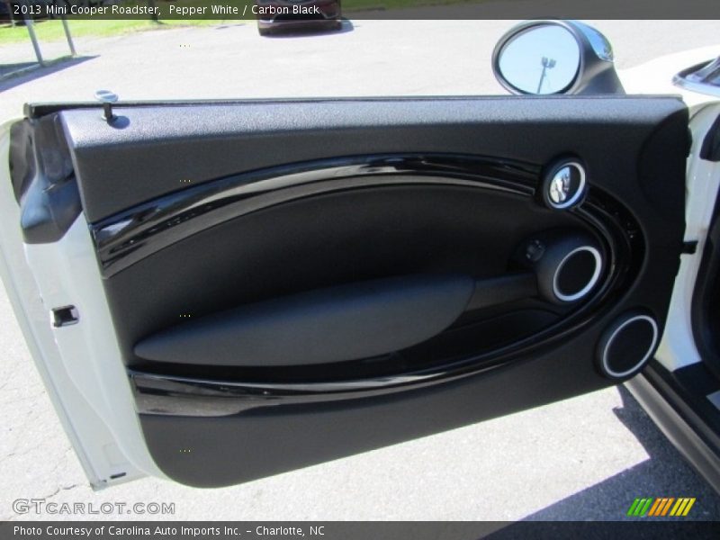 Pepper White / Carbon Black 2013 Mini Cooper Roadster
