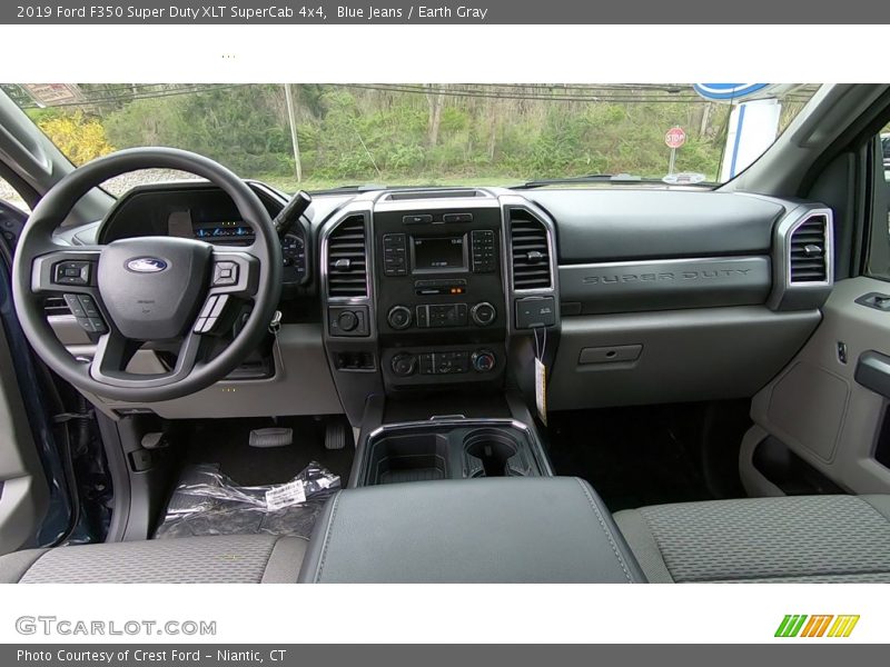 Blue Jeans / Earth Gray 2019 Ford F350 Super Duty XLT SuperCab 4x4