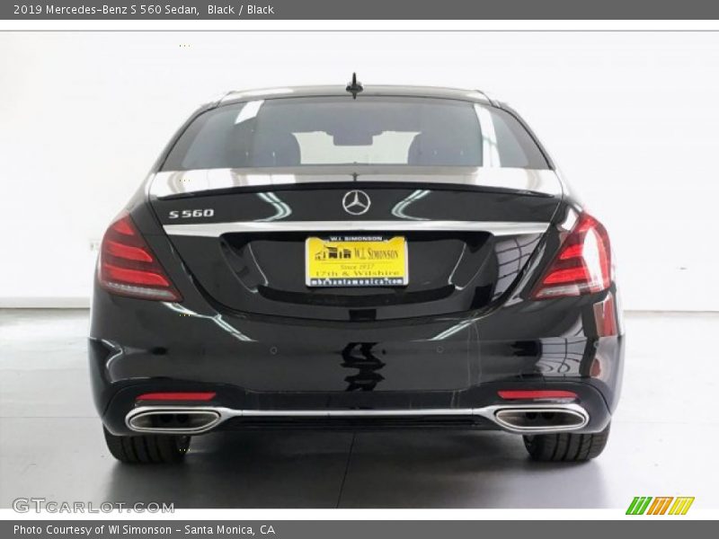 Black / Black 2019 Mercedes-Benz S 560 Sedan