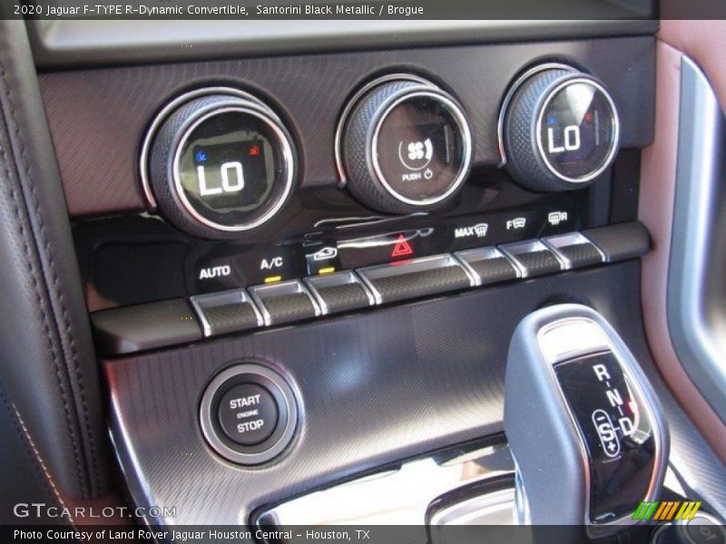 Controls of 2020 F-TYPE R-Dynamic Convertible