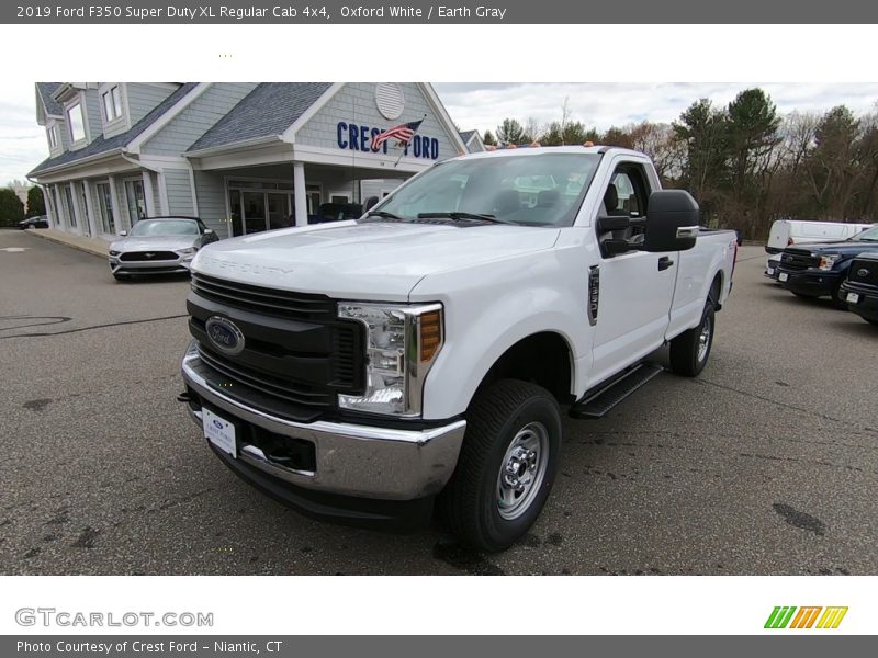 Oxford White / Earth Gray 2019 Ford F350 Super Duty XL Regular Cab 4x4