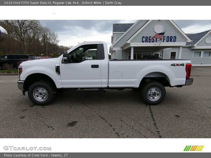 Oxford White / Earth Gray 2019 Ford F350 Super Duty XL Regular Cab 4x4