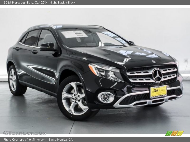 Night Black / Black 2019 Mercedes-Benz GLA 250