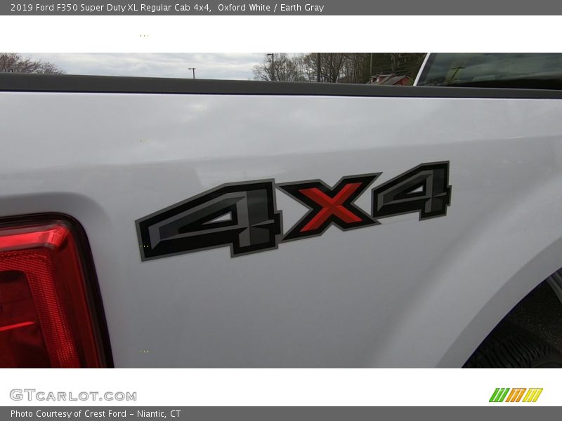 Oxford White / Earth Gray 2019 Ford F350 Super Duty XL Regular Cab 4x4