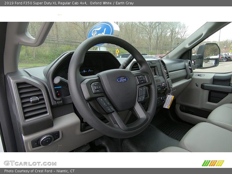 Oxford White / Earth Gray 2019 Ford F350 Super Duty XL Regular Cab 4x4