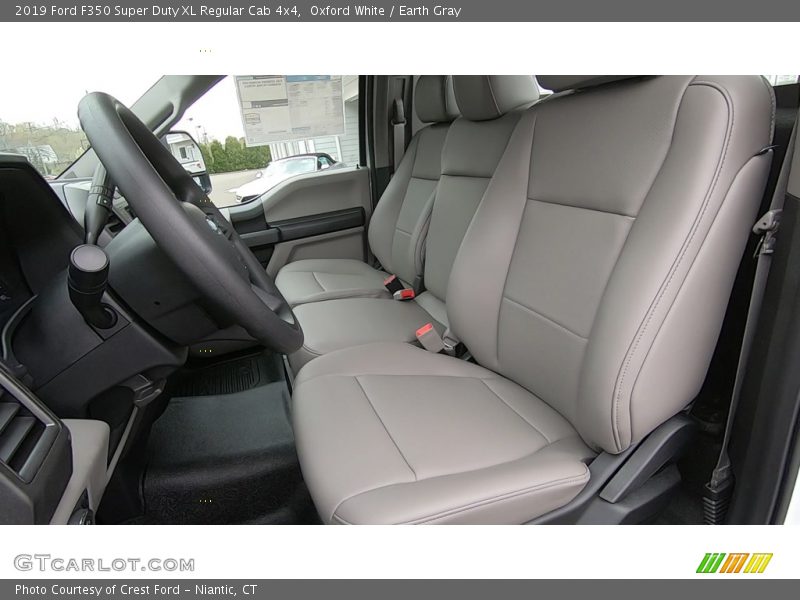 Oxford White / Earth Gray 2019 Ford F350 Super Duty XL Regular Cab 4x4