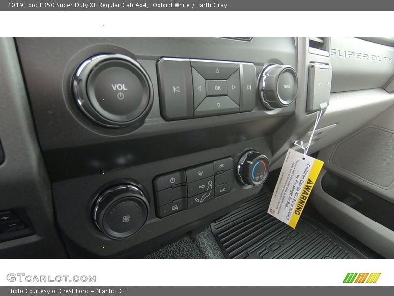 Oxford White / Earth Gray 2019 Ford F350 Super Duty XL Regular Cab 4x4