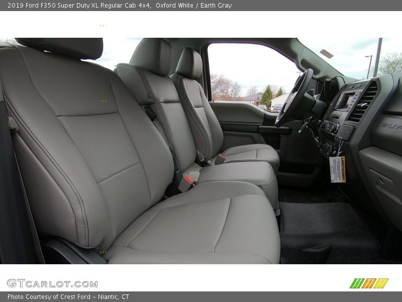 Oxford White / Earth Gray 2019 Ford F350 Super Duty XL Regular Cab 4x4
