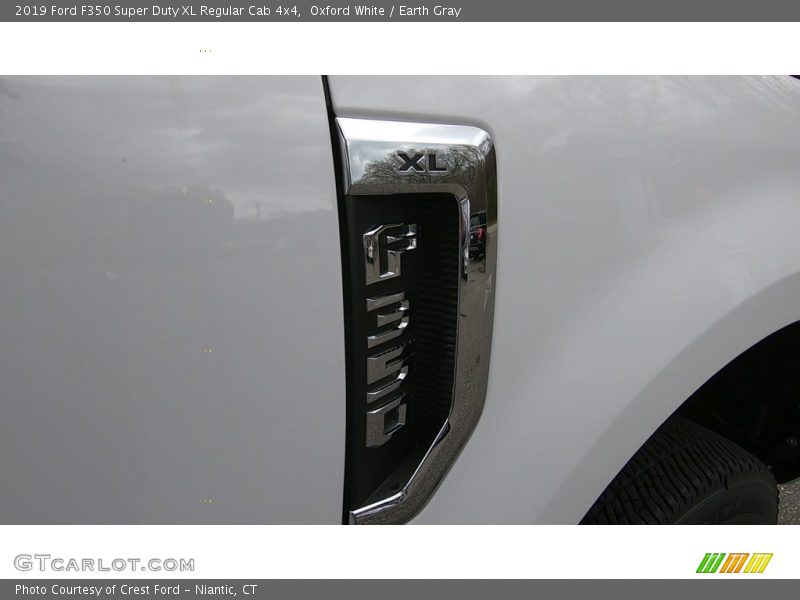 Oxford White / Earth Gray 2019 Ford F350 Super Duty XL Regular Cab 4x4