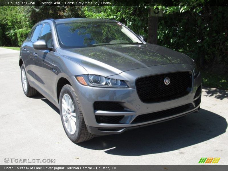 Corris Grey Metallic / Ebony 2019 Jaguar F-PACE Prestige AWD