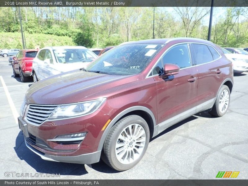 Burgundy Velvet Metallic / Ebony 2018 Lincoln MKC Reserve AWD