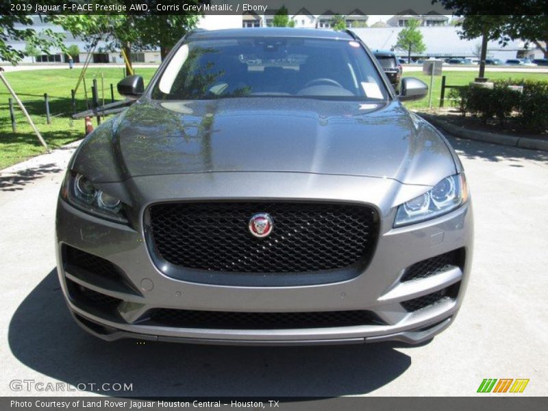 Corris Grey Metallic / Ebony 2019 Jaguar F-PACE Prestige AWD