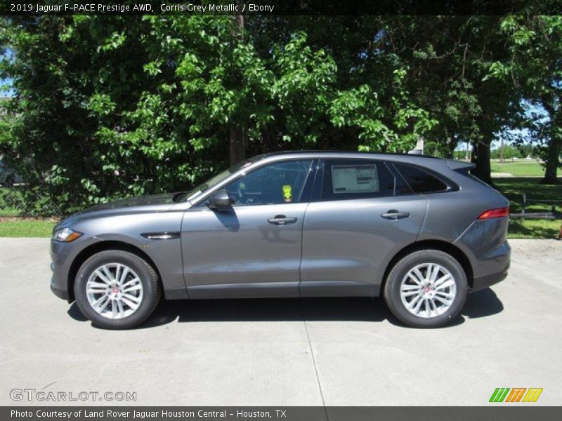 Corris Grey Metallic / Ebony 2019 Jaguar F-PACE Prestige AWD