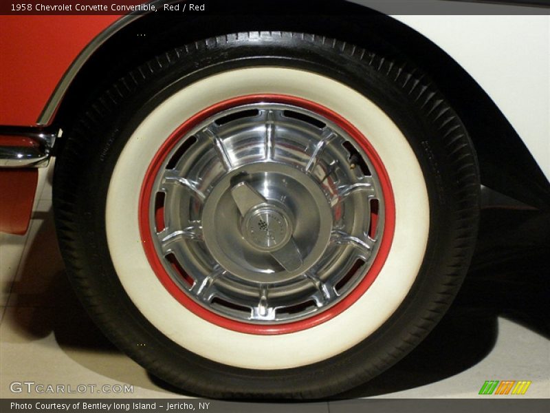 Red / Red 1958 Chevrolet Corvette Convertible