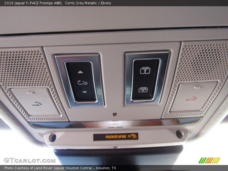 Corris Grey Metallic / Ebony 2019 Jaguar F-PACE Prestige AWD