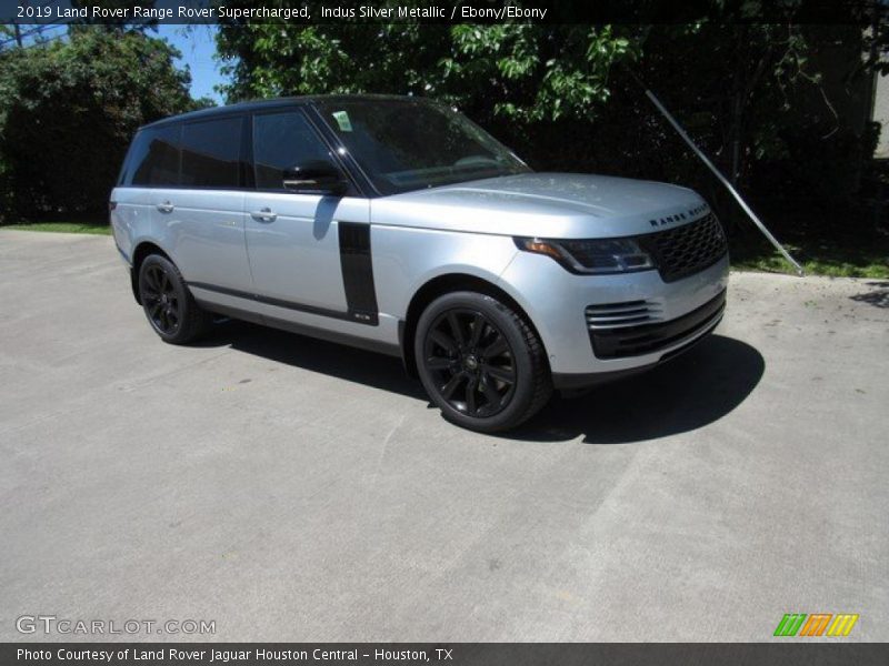 Indus Silver Metallic / Ebony/Ebony 2019 Land Rover Range Rover Supercharged