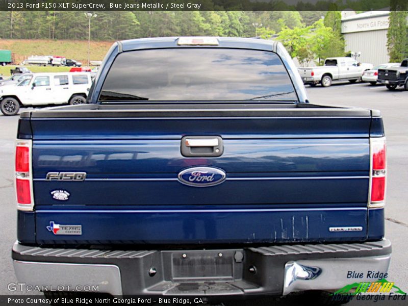 Blue Jeans Metallic / Steel Gray 2013 Ford F150 XLT SuperCrew