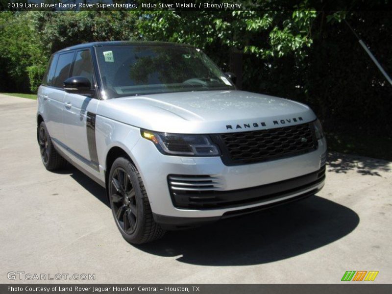 Indus Silver Metallic / Ebony/Ebony 2019 Land Rover Range Rover Supercharged