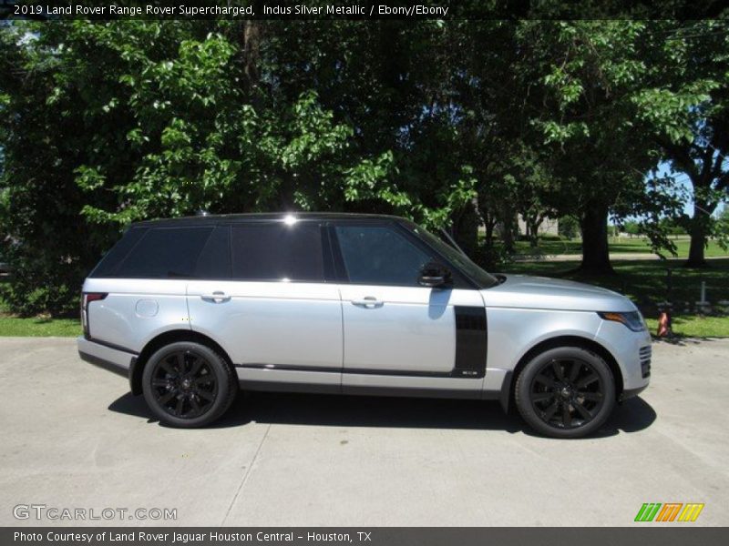 Indus Silver Metallic / Ebony/Ebony 2019 Land Rover Range Rover Supercharged