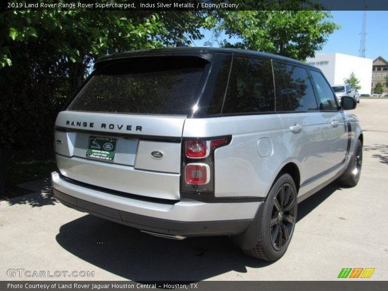 Indus Silver Metallic / Ebony/Ebony 2019 Land Rover Range Rover Supercharged