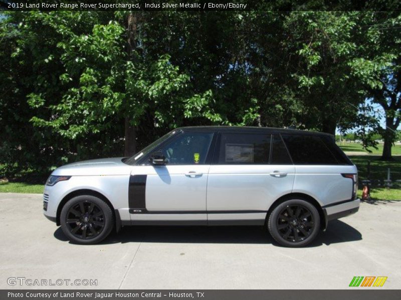 Indus Silver Metallic / Ebony/Ebony 2019 Land Rover Range Rover Supercharged