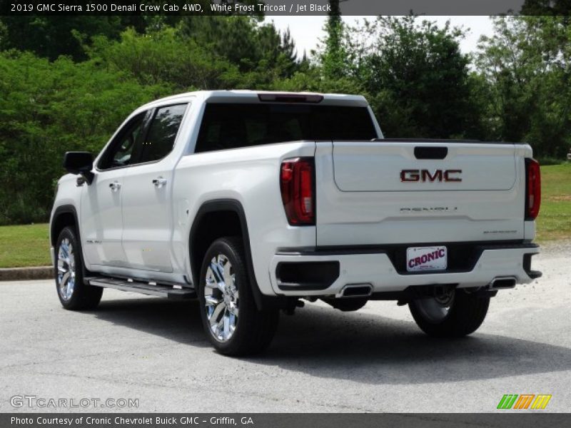 White Frost Tricoat / Jet Black 2019 GMC Sierra 1500 Denali Crew Cab 4WD