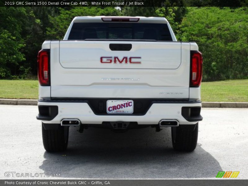 White Frost Tricoat / Jet Black 2019 GMC Sierra 1500 Denali Crew Cab 4WD