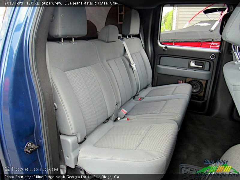 Blue Jeans Metallic / Steel Gray 2013 Ford F150 XLT SuperCrew