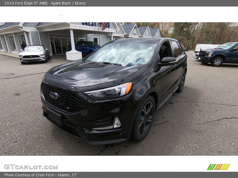 Agate Black / Ebony 2019 Ford Edge ST AWD