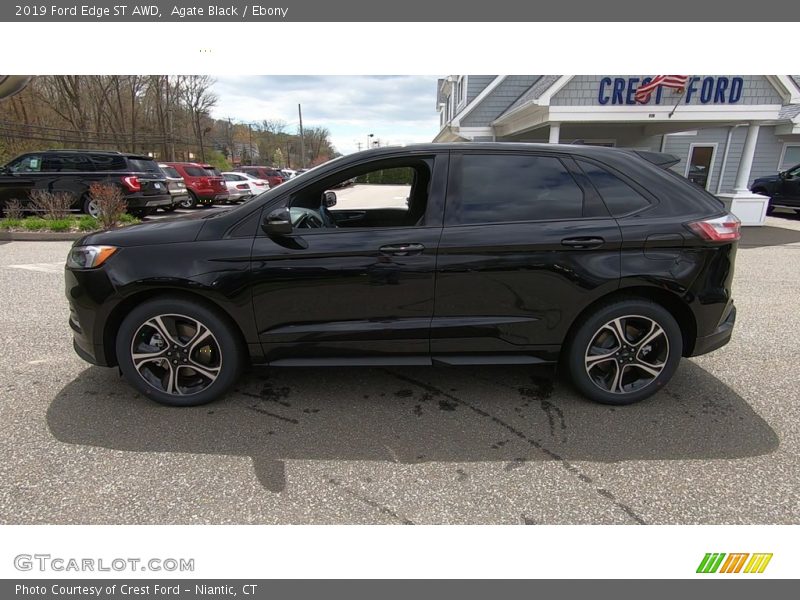 Agate Black / Ebony 2019 Ford Edge ST AWD