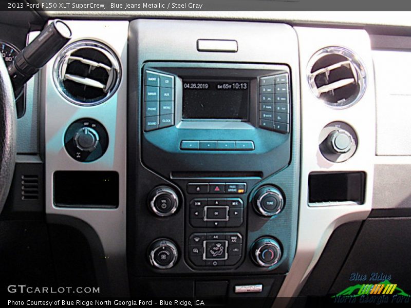 Blue Jeans Metallic / Steel Gray 2013 Ford F150 XLT SuperCrew