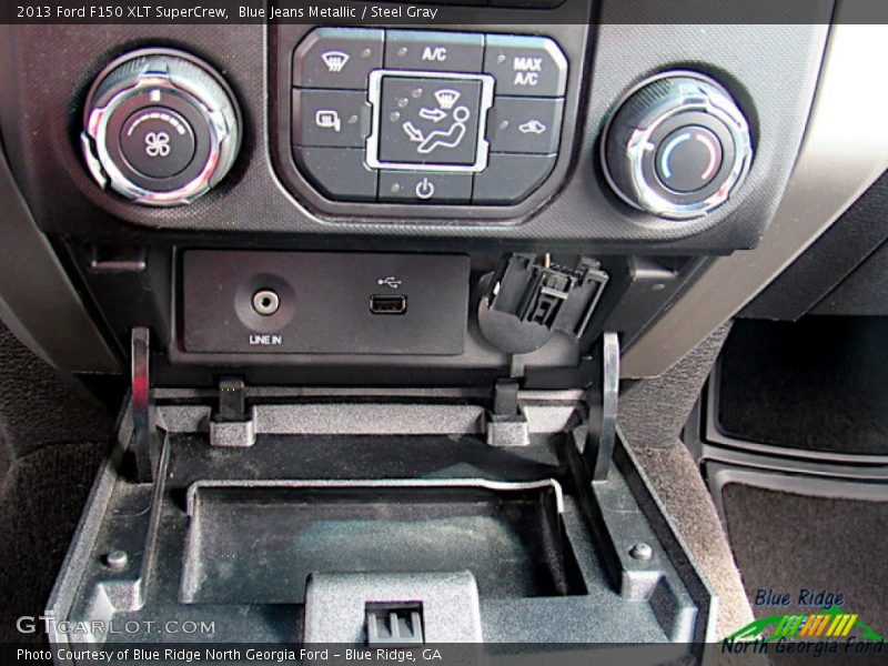 Blue Jeans Metallic / Steel Gray 2013 Ford F150 XLT SuperCrew