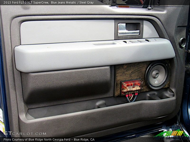 Blue Jeans Metallic / Steel Gray 2013 Ford F150 XLT SuperCrew