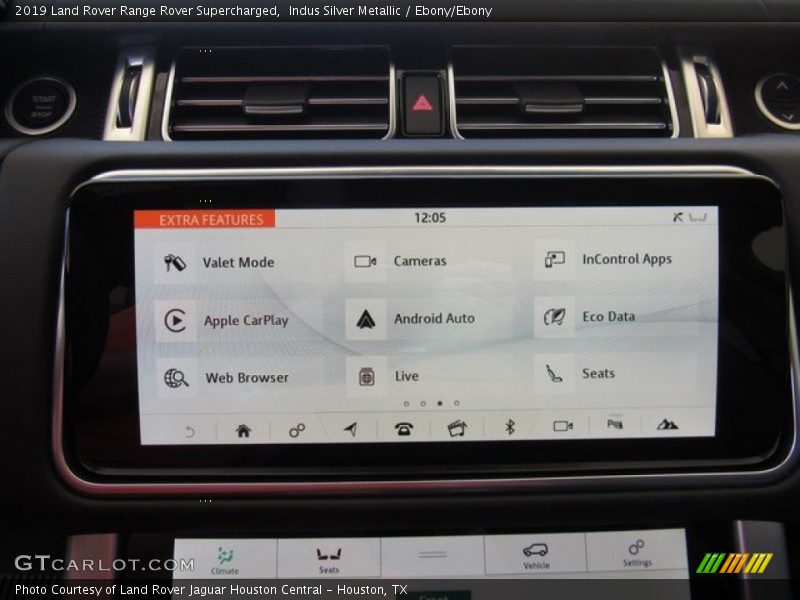 Indus Silver Metallic / Ebony/Ebony 2019 Land Rover Range Rover Supercharged