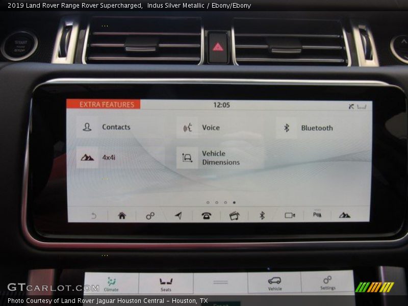 Indus Silver Metallic / Ebony/Ebony 2019 Land Rover Range Rover Supercharged