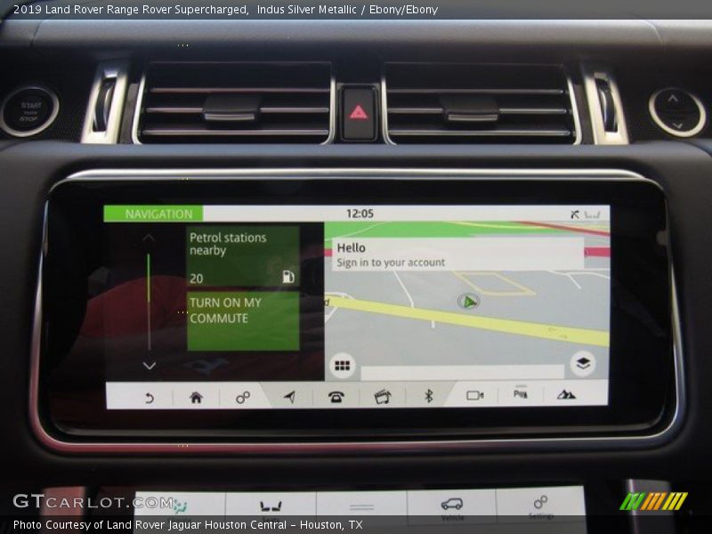 Indus Silver Metallic / Ebony/Ebony 2019 Land Rover Range Rover Supercharged