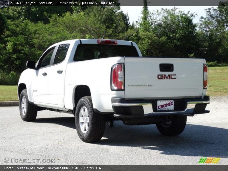 Summit White / Jet Black/­Dark Ash 2019 GMC Canyon Crew Cab