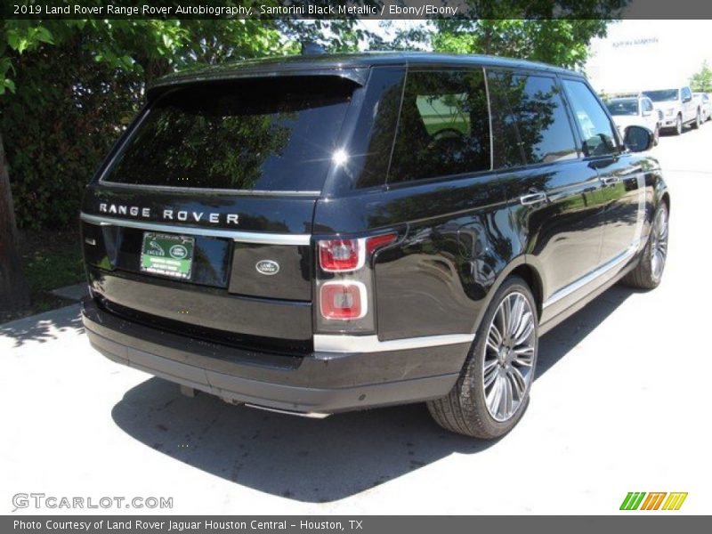 Santorini Black Metallic / Ebony/Ebony 2019 Land Rover Range Rover Autobiography