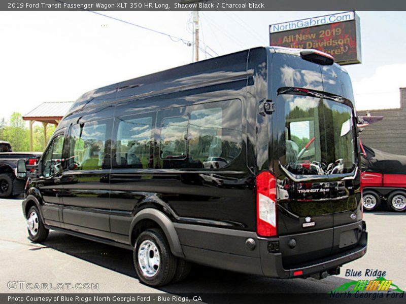 Shadow Black / Charcoal black 2019 Ford Transit Passenger Wagon XLT 350 HR Long