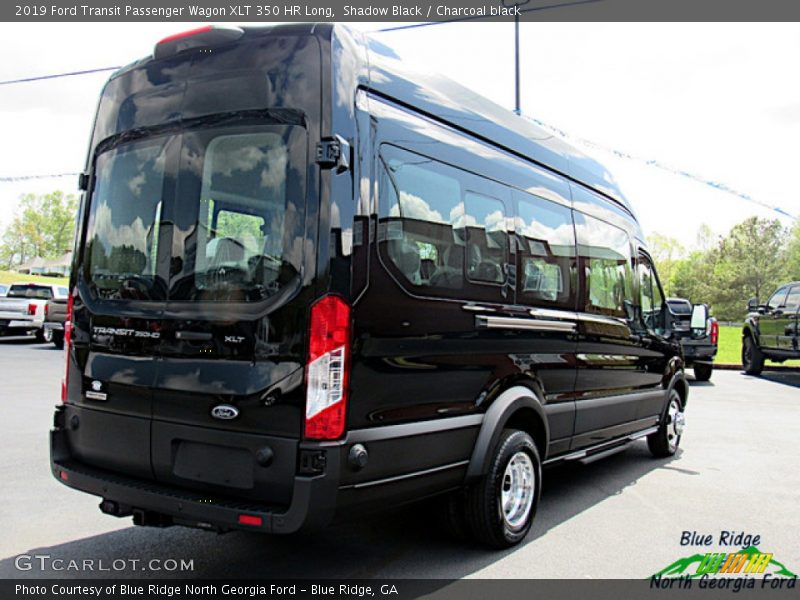 Shadow Black / Charcoal black 2019 Ford Transit Passenger Wagon XLT 350 HR Long
