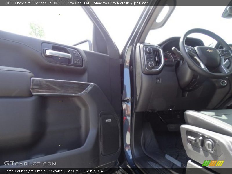 Shadow Gray Metallic / Jet Black 2019 Chevrolet Silverado 1500 LTZ Crew Cab 4WD