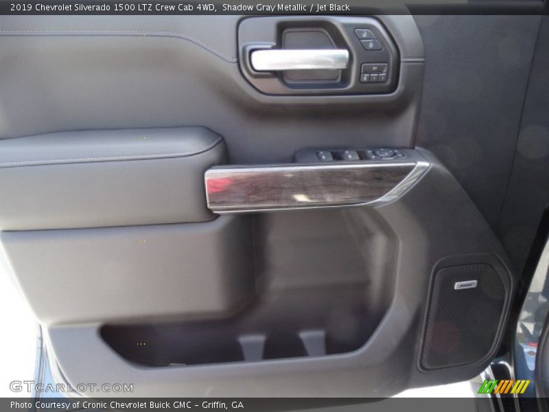 Shadow Gray Metallic / Jet Black 2019 Chevrolet Silverado 1500 LTZ Crew Cab 4WD