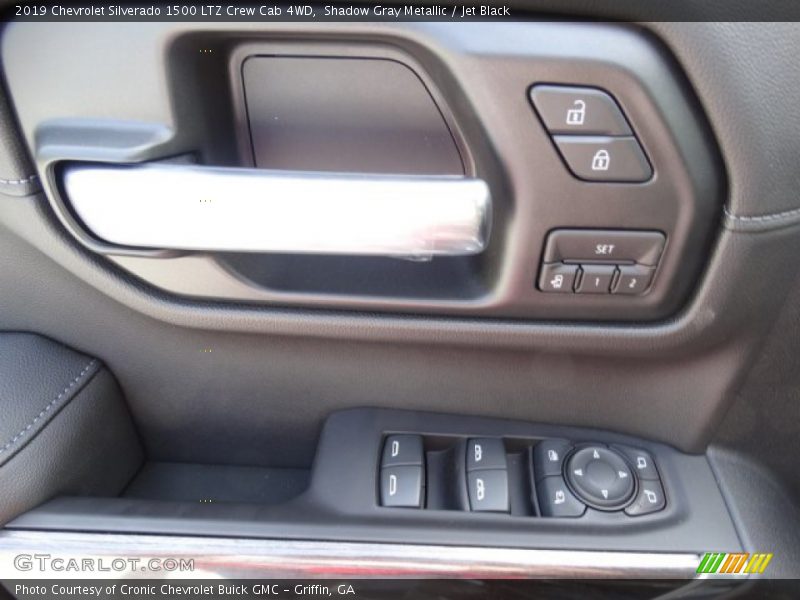 Shadow Gray Metallic / Jet Black 2019 Chevrolet Silverado 1500 LTZ Crew Cab 4WD