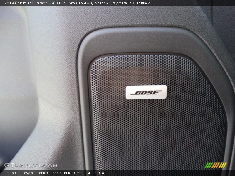 Shadow Gray Metallic / Jet Black 2019 Chevrolet Silverado 1500 LTZ Crew Cab 4WD